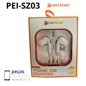 FONE COM FIO PEINING COM ENTRADA TIPO C PEI-SZ03
