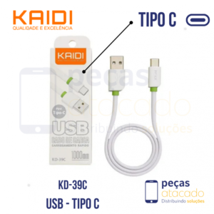 CABO KAIDI USB-TIPO C (KD-39C)