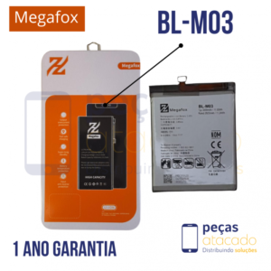 BA-0458 BATERIA MEGAFOX LG K22 (K200BMW) K22 PLUS (K200BAW) (BL-M03) (1 ANO DE GARANTIA)