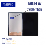 S-1075 FRONTAL TABLET SAMSUNG TAB A7 T500 | T505 SEM ARO PRETO WEFIX OLED