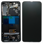 FRONTAL SAMSUNG S22 (S908) COM ARO PRETO ORIGINAL NACIONAL