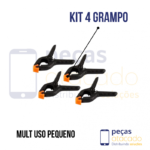 KIT 4 GRAMPO MULTIUSO PEQUENO