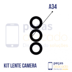 L-0105 LENTE SAMSUNG A34 (KIT 3)