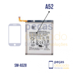 BA-0015 BATERIA 1 LINHA SAMSUNG A52 (SM-A528) A52S (SM-A525M) (EB-BG781ABY)