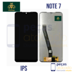 S-0819 FRONTAL XIAOMI NOTE 7 (M1901F7G) SEM ARO WE KEEP IPS (Preto)