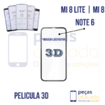 P-0306 PELICULA XIAOMI MI 8 LITE | MI 8 | NOTE 6 3D