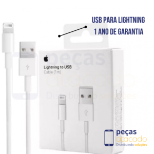 CABO 1 LINHA APPLE USB PARA LIGHTNING (A1480)
