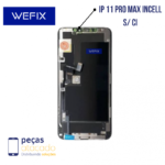 S-0537 FRONTAL IPHONE 11 PRO MAX (A2161) PRETO INCELL SEM CI WEFIX IPS