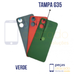 TAMPA TRASEIRA MOTOROLA MOTO G35 VERDE