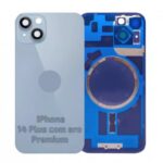 N-0069 TAMPA TRASEIRA COM SUPORTE E IMÃ IPHONE 14 PLUS TITANIUM PRETO MIDNIGHT