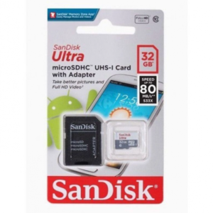 CARTAO DE MEMORIA SANDISK ULTRA 32GB